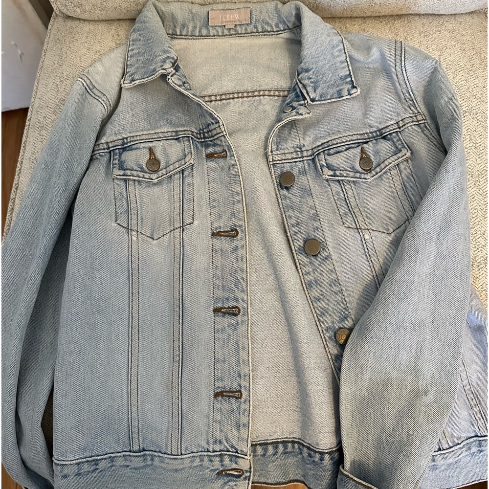 NWOT J.Crew light blue denim jacket